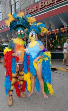 Body Painting 2008 photo - Duval Street, Key West